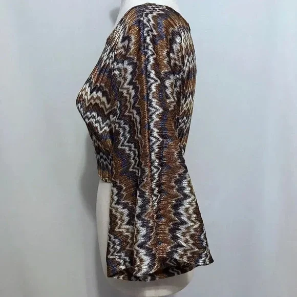 Arden B NWT Crop Kimono Sleeves Blouse Women XS - Picture 4 of 8